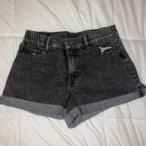 Black Jean Shorts - Medium (5/27)